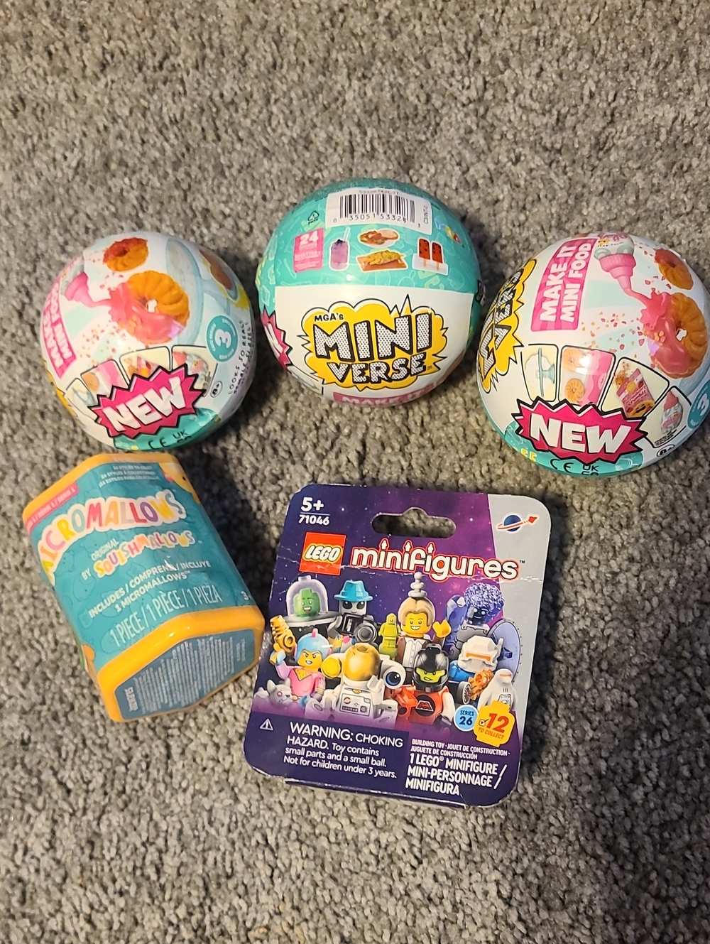 Squishmallows Mini Verse Surprise Balls - Teal, White, Pink